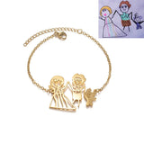 Treebud Children's Drawing Necklace Stainless Steel Artwork Pendant