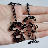 Treebud Children's Drawing Necklace Stainless Steel Artwork Pendant