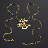 TREEBUD CAPITAL FLOWER PENDANT NECKLACE