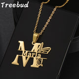 TREEBUD CAPITAL FLOWER PENDANT NECKLACE