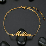 Treebud Name Necklace Bracelet Stainless Steel Cuban Chain Box Chain