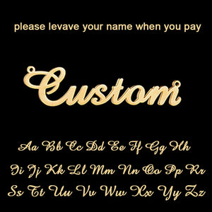 Treebud Multi-Style Name Necklace Stainless Steel Personalized Nameplate