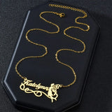 Treebud Multi-Style Name Necklace Stainless Steel Personalized Nameplate