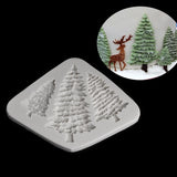 Tree Shapes Silicone Molds Decoration Baking