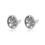 Tree of Life Stud Earrings 925 Sterling Silver Party Jewelry