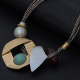 Geometric Chokers Vintage Chains Neck Colar Necklace Goth Jewelry