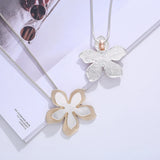 Charm Flowers Pendant Necklace Jewelry For Women Statement Gift