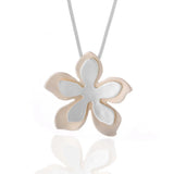 Charm Flowers Pendant Necklace Jewelry For Women Statement Gift