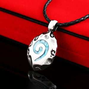 Men's Classic Hearthstone Necklace for Casual and Party Wear