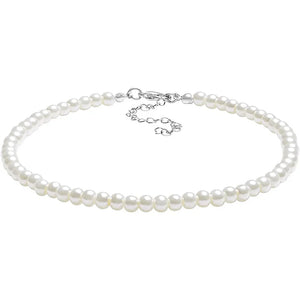 Multilayer Pearl Chain Choker Necklace for Women