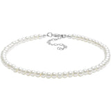 Multilayer Pearl Chain Choker Necklace for Women
