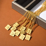 Classic Letter Pendant Necklace Woman Jewelry Accessories