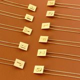 Classic Letter Pendant Necklace Woman Jewelry Accessories