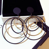 Personalized Circle Hoop Earrings for Women