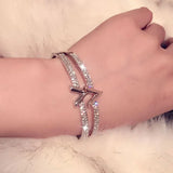 Korea Micro Crystal Bangles for Women