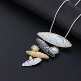 Geometry Long Necklace Collar for Women Costume Jewelry Unusual Thing