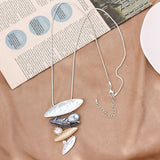 Geometry Long Necklace Collar for Women Costume Jewelry Unusual Thing