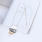Geometry Long Necklace Collar for Women Costume Jewelry Unusual Thing
