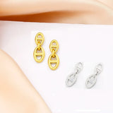 Stainless Steel Pig Nose Earrings Wedding Jewelry