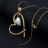 Silver Heart Pendant Necklaces for Women