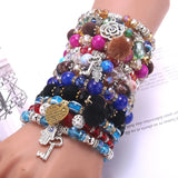 Resin Mixed Bracelet Women's Charm Jewelry Party Gift