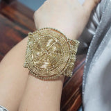 Alloy Cuff Bangle Wide Metal Bangles Bracelets Statement For Women