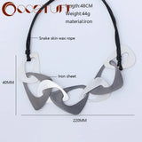 Gothic Choker Necklace with Pendant Chain, Women's Jewelry Accessory