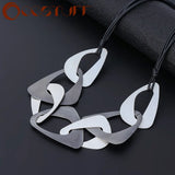 Gothic Choker Necklace with Pendant Chain, Women's Jewelry Accessory