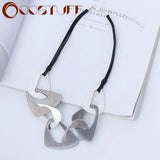 Gothic Choker Necklace with Pendant Chain, Women's Jewelry Accessory