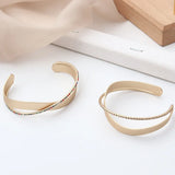 Colorful Crystal Open Bracelet Bangle For Women
