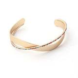 Colorful Crystal Open Bracelet Bangle For Women