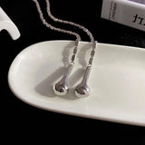 Headset Shape Necklace Titanium Steel Sweater Chain Necklace