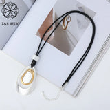 Women Long Chains Collare Necklace Goth Jewellery