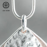 Leaf Pendant Long Chain Necklace for Women Plant Jewelry Female Accessories