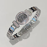 Life Tree Charm Bracelets for Women Stainless Steel Bangles Gift Tree Jewelry