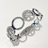 Life Tree Charm Bracelet Crystal Bangle Gift Cubic Zirconia Jewelry