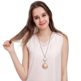 Long Chains Collar Necklace for Women Body Jewelry Accessories