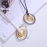 Long Chains Necklace Collar Pendants Suspension Costume Goth Jewelry Women