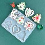 Silicone Mold Hanging Decor Tree Heart DIY Epoxy Resin Casting Jewelry