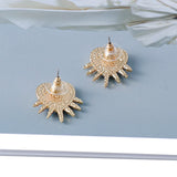 Metal Heart Pearl Earrings Crystal Drop Dangle Eyes Earrings Xmas Earing