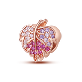 Rose Charm Beads for Bracelet, 925 Silver, Starfish Infinity Love Shape Gift