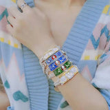 Thai Buddha Long Porui Women's Bracelet Rooster Auspicious Gift 2557