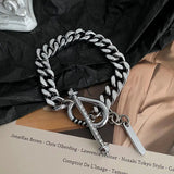 Metal Buckle Bracelet for Men and Women