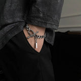 Metal Buckle Bracelet for Men and Women