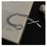 Metal Buckle Bracelet for Men and Women