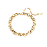 18k Plated Chain Bracelets Anklet for Women
