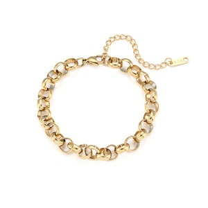 18k Plated Chain Bracelets Anklet for Women