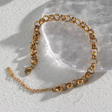 18k Plated Chain Bracelets Anklet for Women