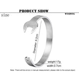 Punk Vintage Stainless Steel Wrench Spanner Bracelet