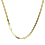 Punk Layered Flat Blade Snake Chain Choker Necklace for Women